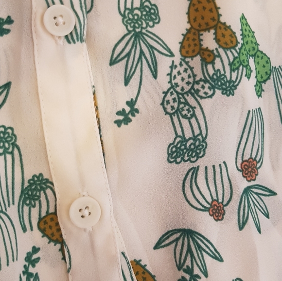 Cactus button up blouse - Picture 5 of 7